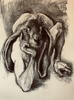Charcoal on A1 190gsmpaper